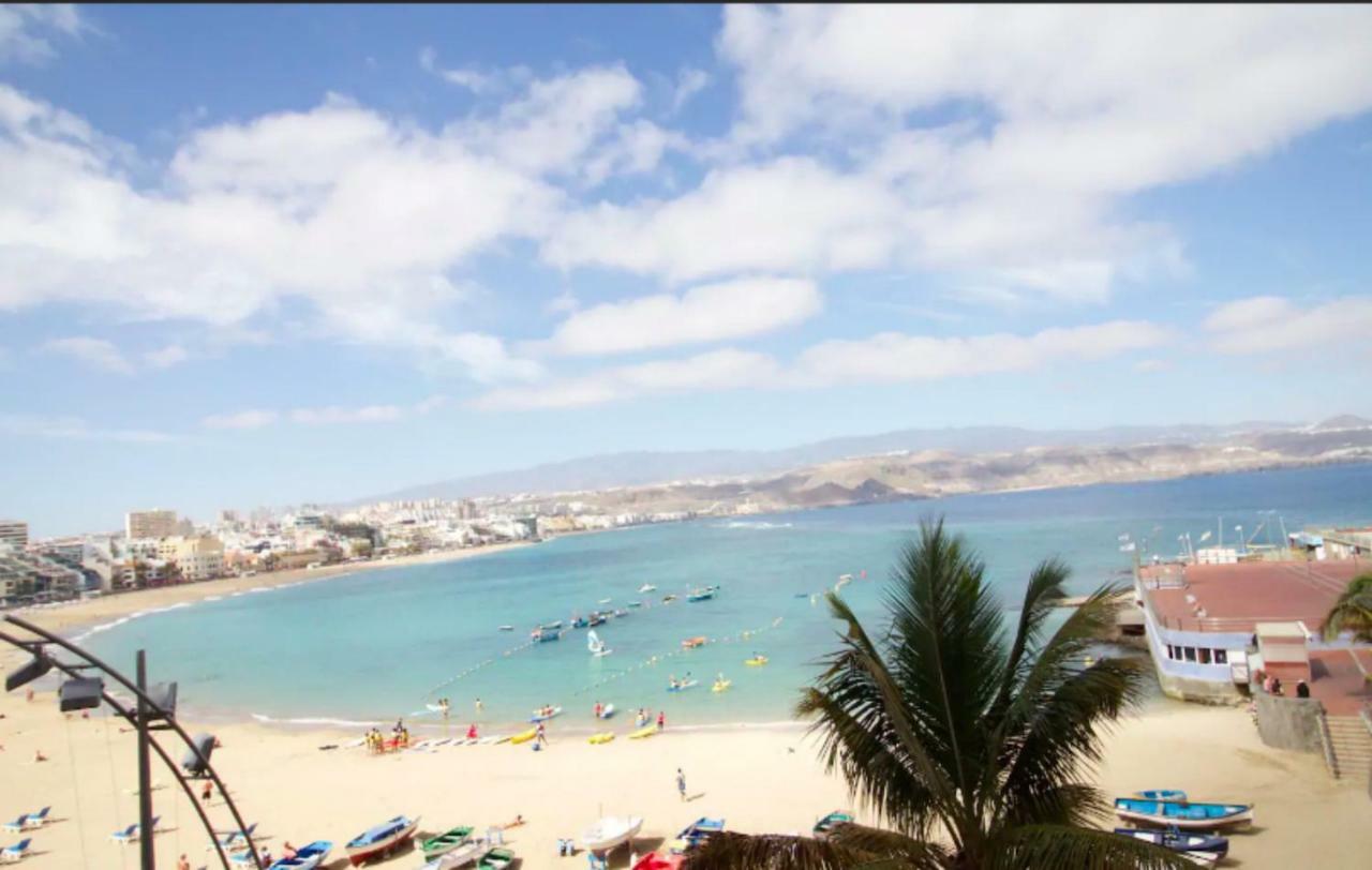 شقة En Primera Linea Playa De Canteras Vista Al Mar Lightbooking لاس بالماس دي غران كاناريا المظهر الخارجي الصورة